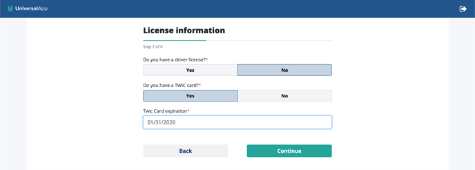 TWIC card expiration dates 2